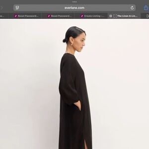 Everlane 100% linen dress